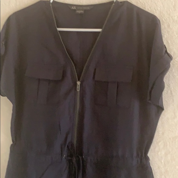 Navy blue Armani Exchange Dress - Picture 2 of 2